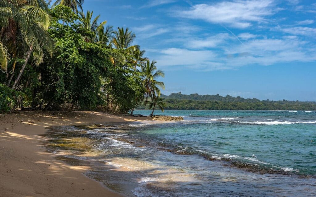 Caribbean beach near Puerto Viejo, Costa Rica